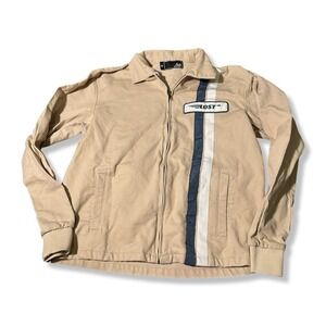 Vintage …Lost Racer Beige Jacket Men's Size Medium Y2K Skate Outerwear‎